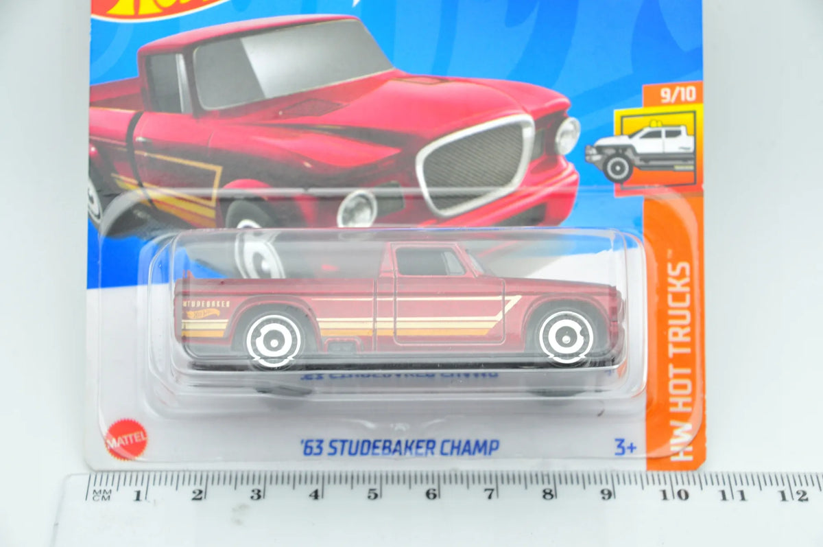 STUDEBAKER CHAMP Hot Wheels 2024 Czerwony 1:64 – zdjęcie 7
