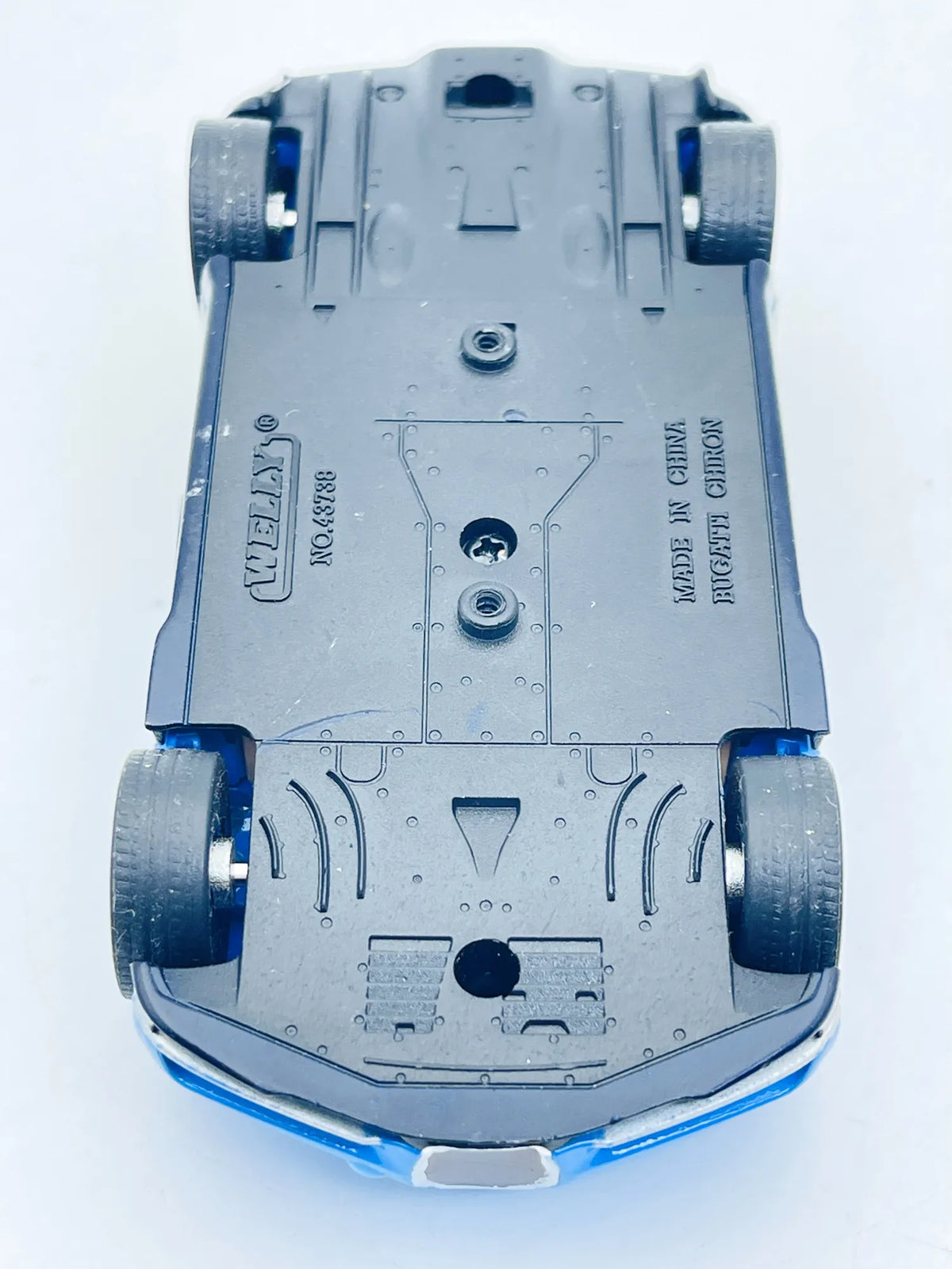 Bugatti Chiron, Welly, resoraki, die cast, 1:60 – zdjęcie 7