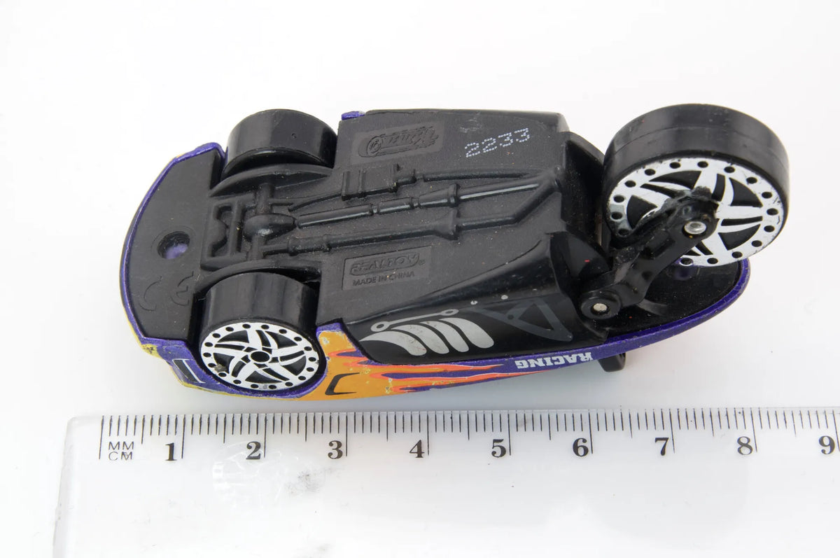 Motocykl Wyścigowy Realtoy Fioletowy 1:64 – zdjęcie 7