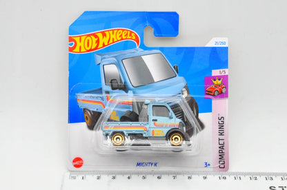 Mighty K Compact Kings Hot Wheels 2024 Niebieski 1:64 – zdjęcie 7