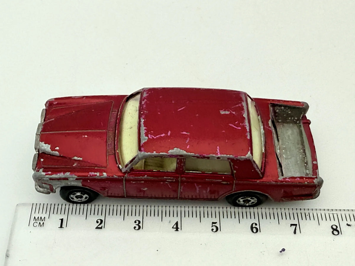 Rolls Royce Silver Shadow Matchbox Czerwony 1:64 Made in Anglia – zdjęcie 7