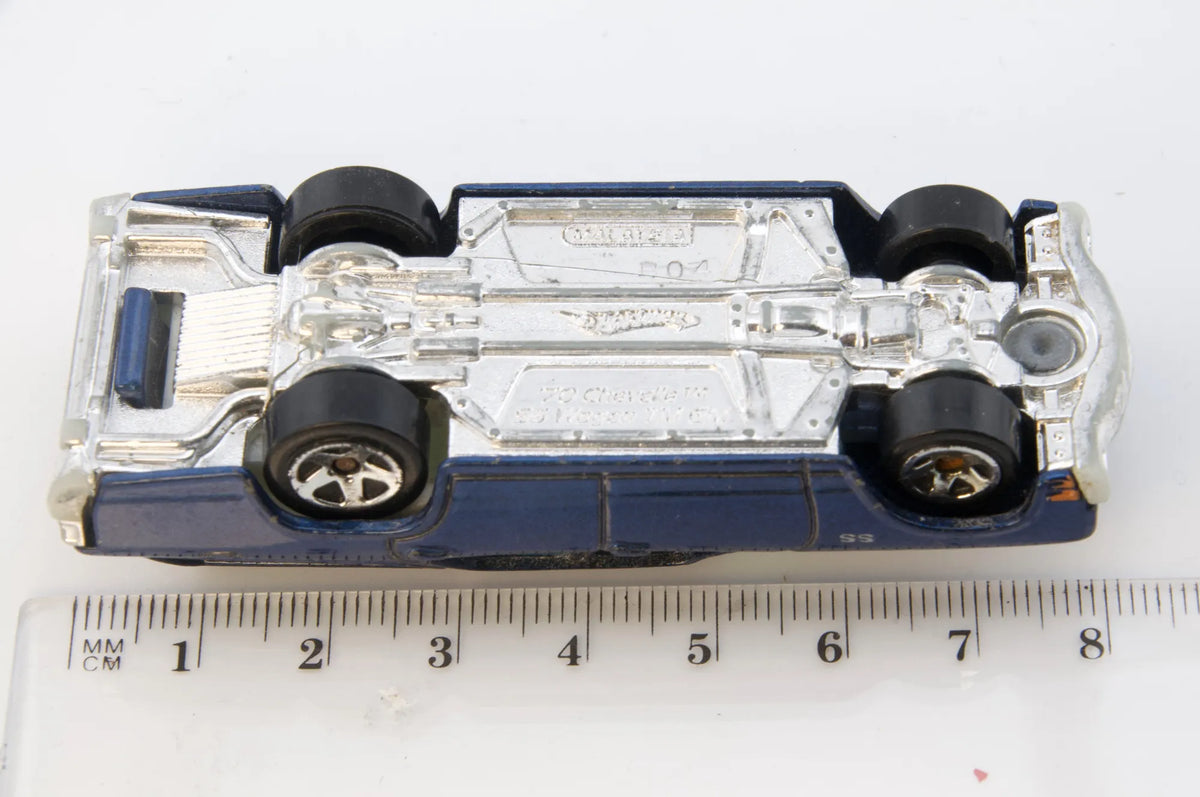 70 Chevelle Ss Wagon Hot Wheels Niebieski 1:64 – zdjęcie 7