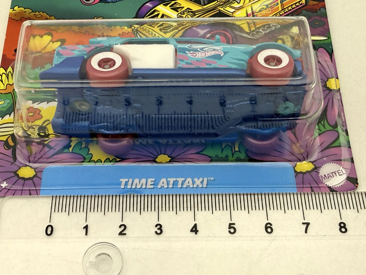 TIME ATTAXI Spring Series Hot Wheels 2023 Niebieski 1:64 – zdjęcie 7