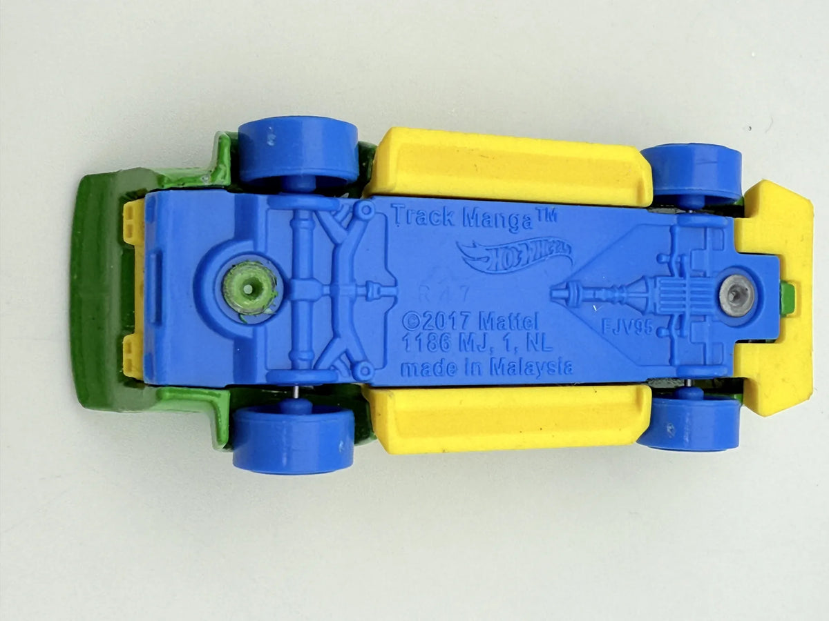 TRACK MANGA, Hot Wheels 2017, Die cast FJV95, Zielony, 1:64, Resoraki – zdjęcie 7