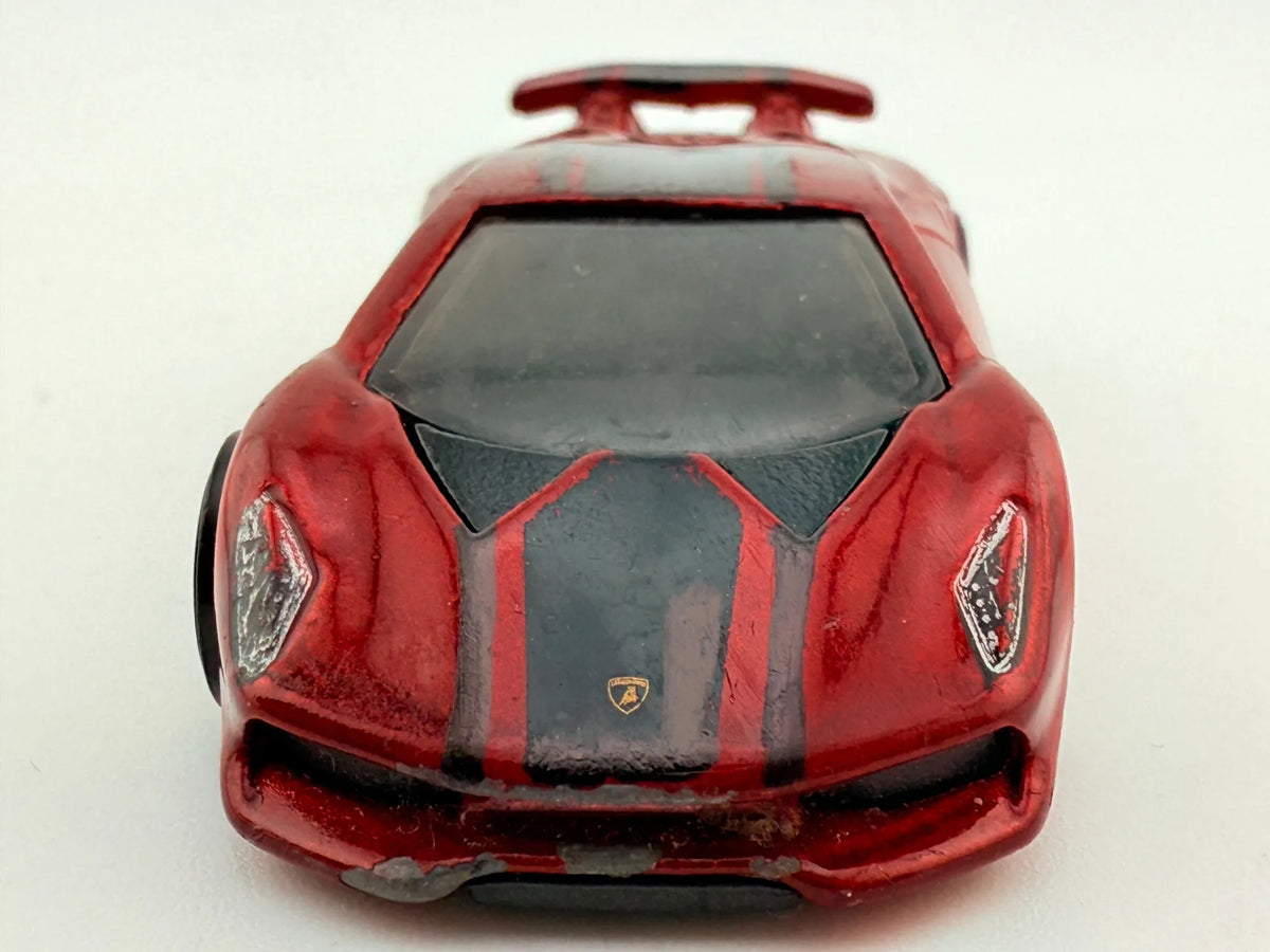 Lamborghini Sesto Elemento Hot Wheels 2013 Czerwony 1:64 – zdjęcie 7