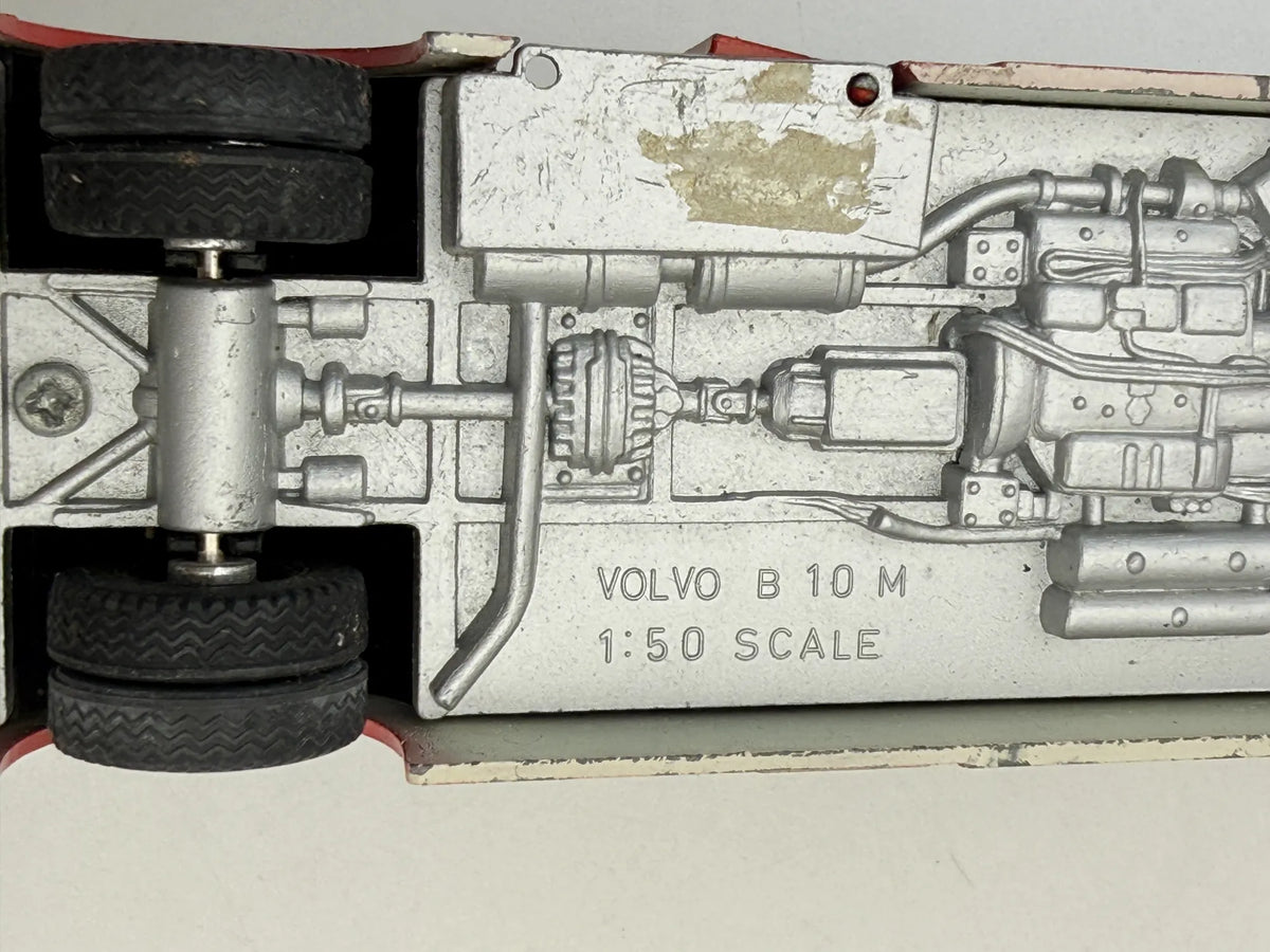 VOLVO B10M Conrad '70 Czerwony 1:50 Made in West Germany – zdjęcie 7