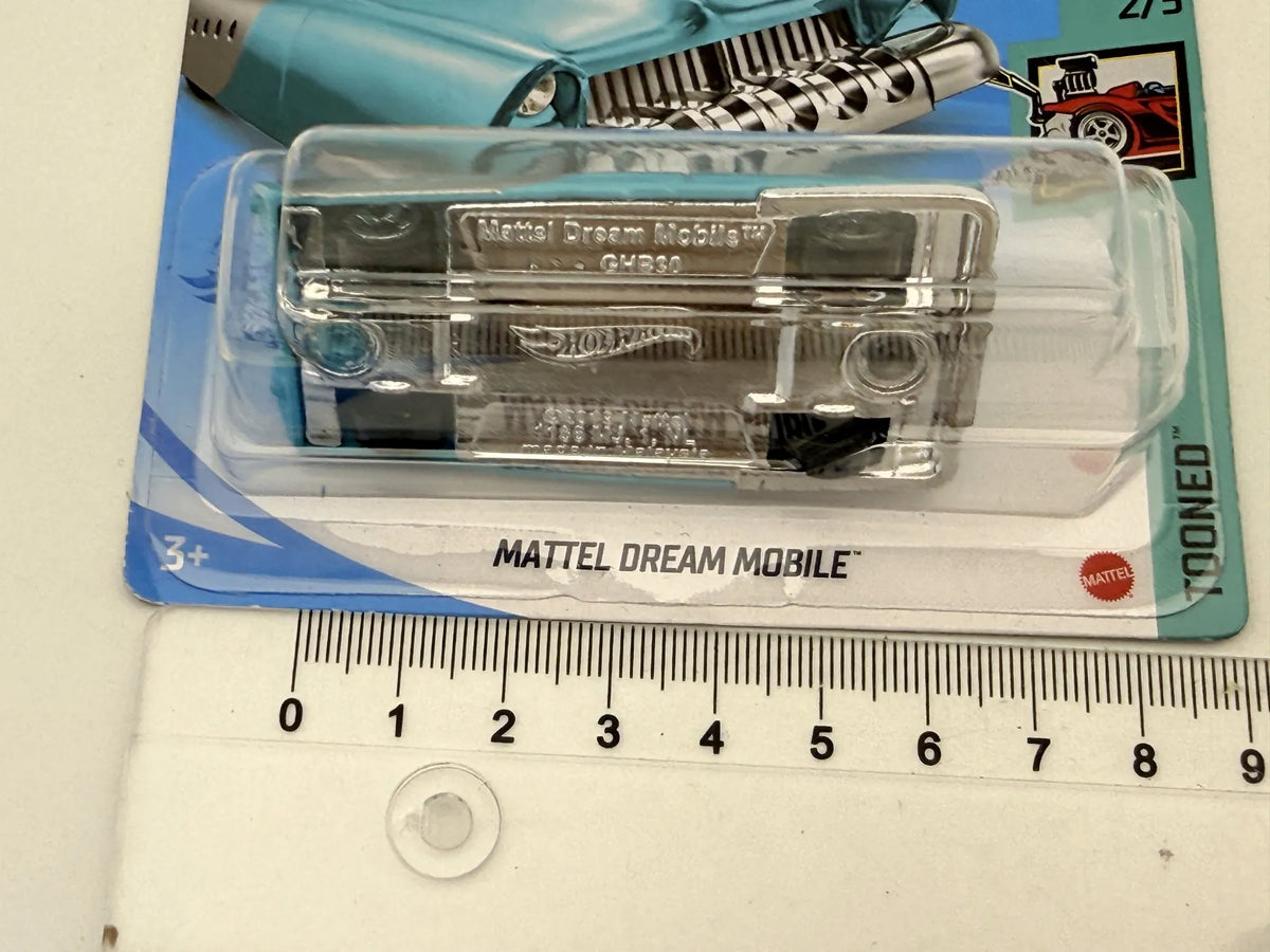 MATTEL DREAM MOBILE Tooned Hot Wheels 2021 Błękitny 1:64 – zdjęcie 7