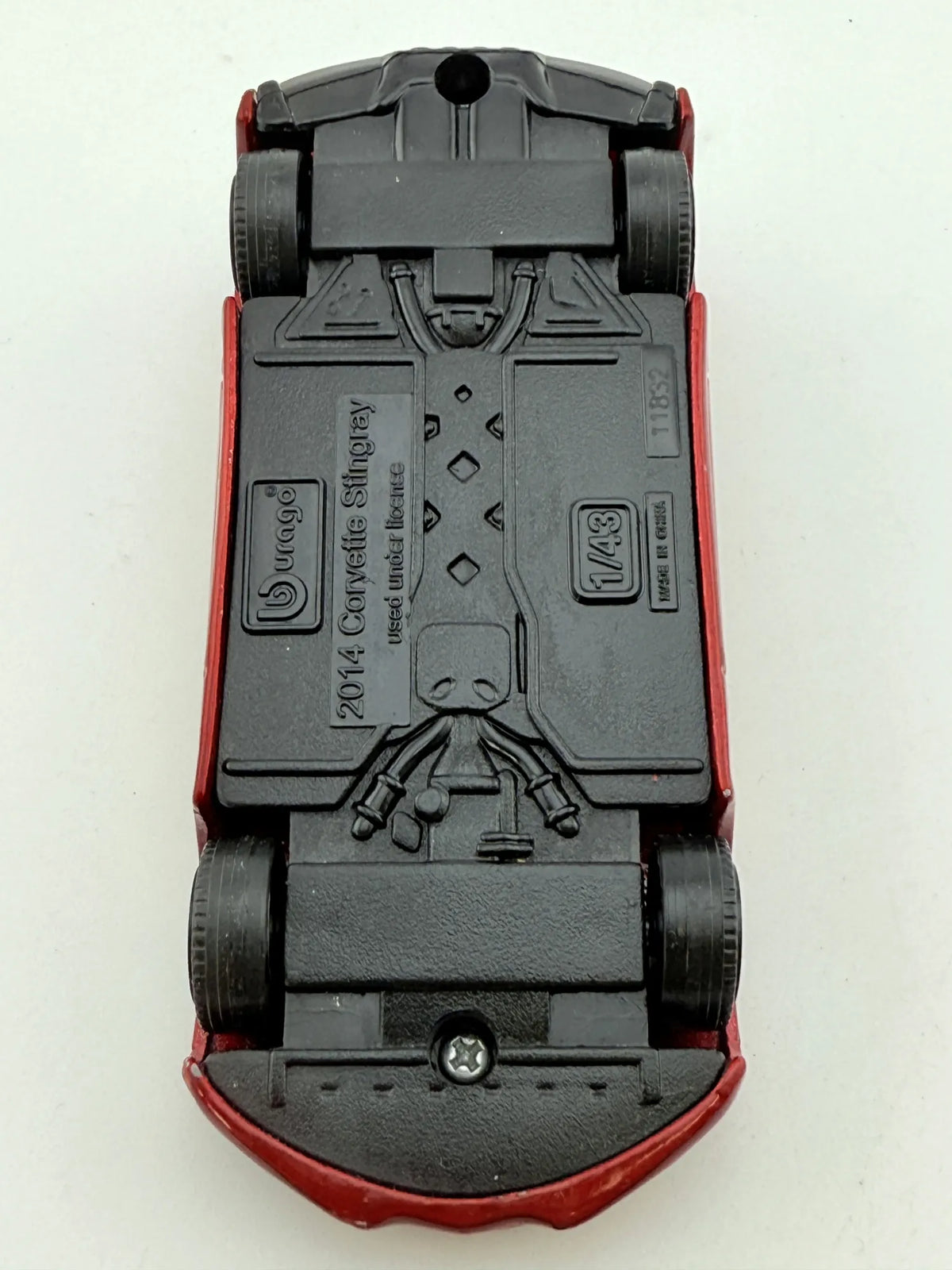2014 Corvette Stingray Bburago 2014 Czerwony 1:43 – zdjęcie 7