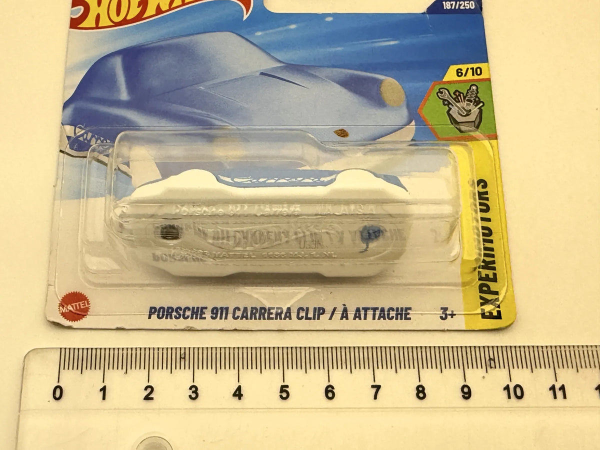 PORSCHE 911 CARRERA CLIP (BRELOK) Hot Wheels 2025 Niebieski 1:64 – zdjęcie 7