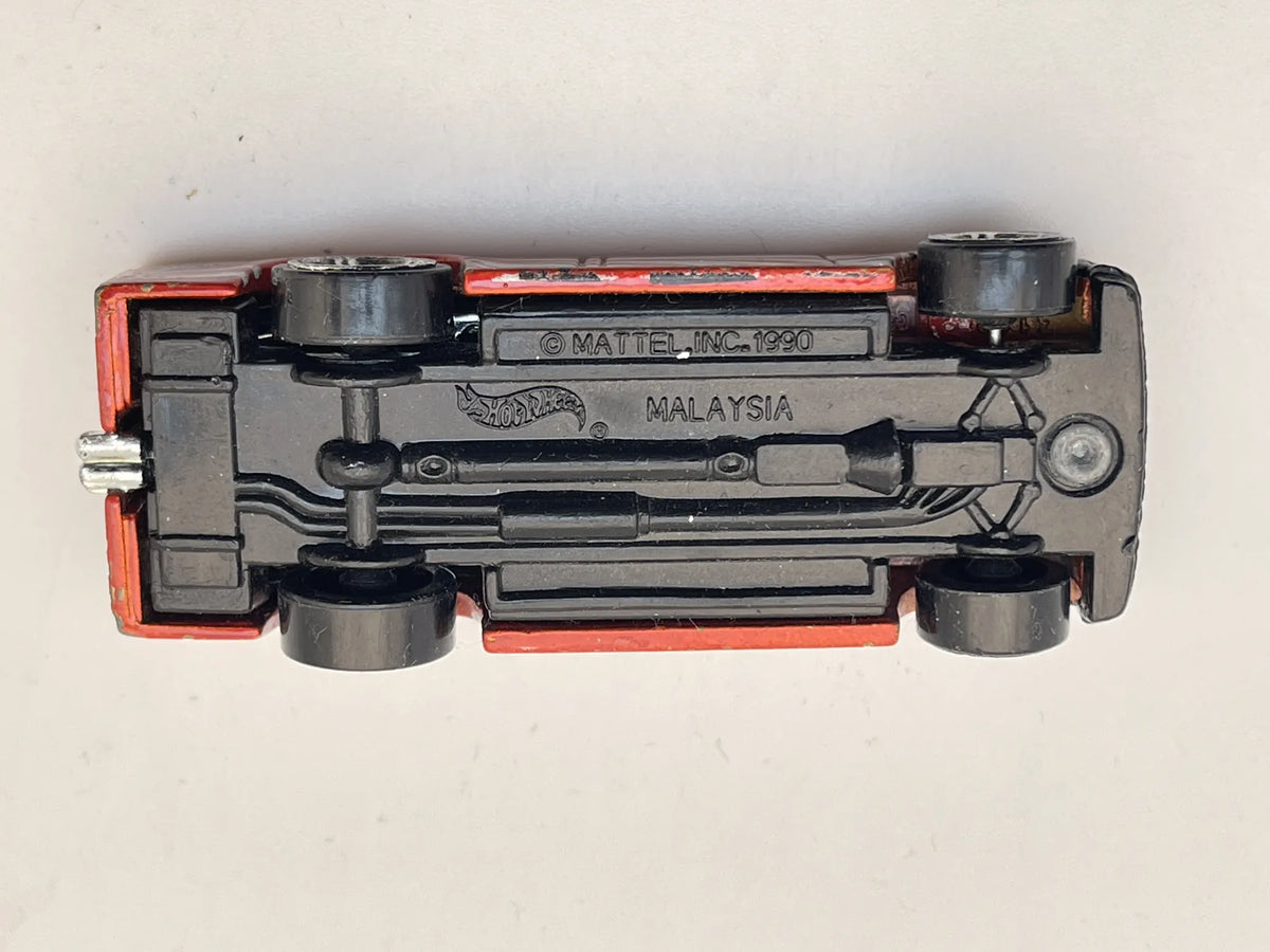 MINI TRUCK, Hot Wheels 1990, Resoraki, Die cast, Czerwony, 1:64 – zdjęcie 7