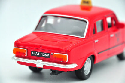 FIAT 125P, Welly, Resoraki, Die cast 42399, Czerwony, 1:34 – zdjęcie 7