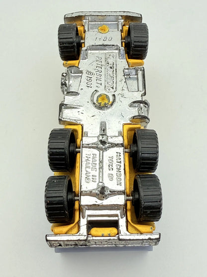 PETERBILT, Matchbox 1981, Resoraki, Die cast 08-1, Żółty, 1:80 – zdjęcie 7