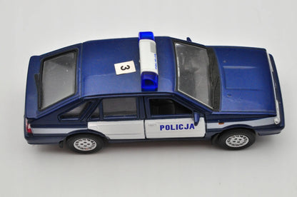 POLONEZ CARO PLUS POLICJA Welly 1:43 Niebiesko-Biały – zdjęcie 7