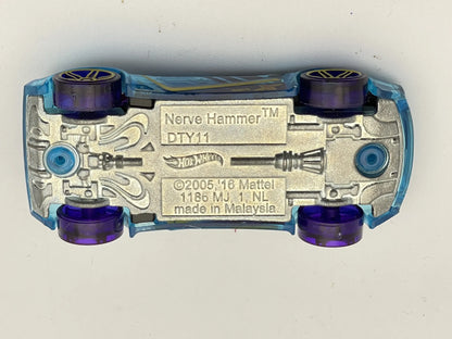 NERVE HAMMER, Hot Wheels 2005, Die cast DTY11, Niebieski Przeźroczysty 1:64 – zdjęcie 7