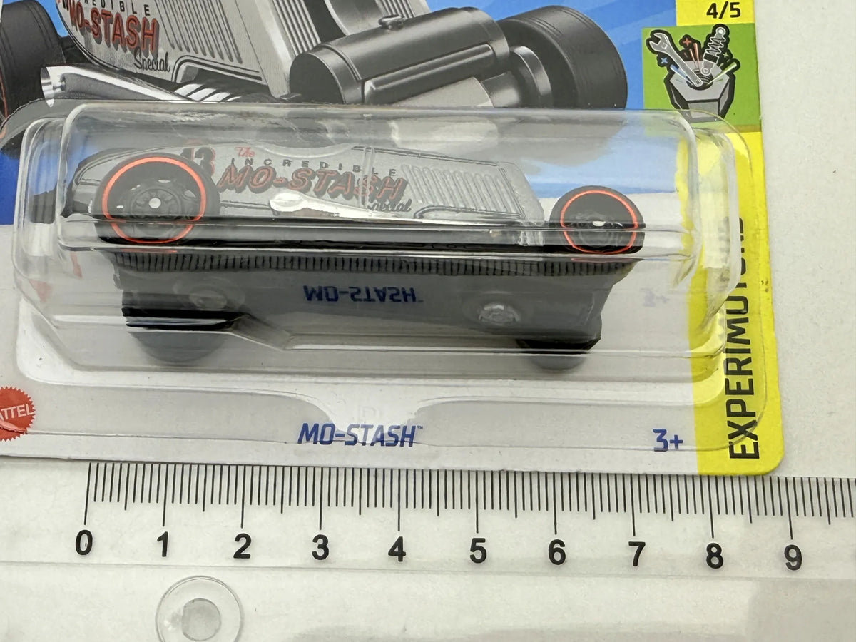 MO-STASH Experimentators Hot Wheels 2024 Srebrny 1:64 – zdjęcie 7