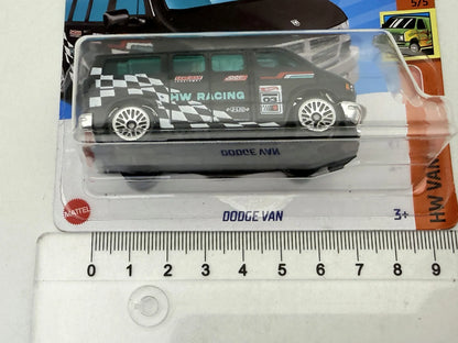 Dodge Van HW Vans Hot Wheels 2024 Czarny 1:64 – zdjęcie 7