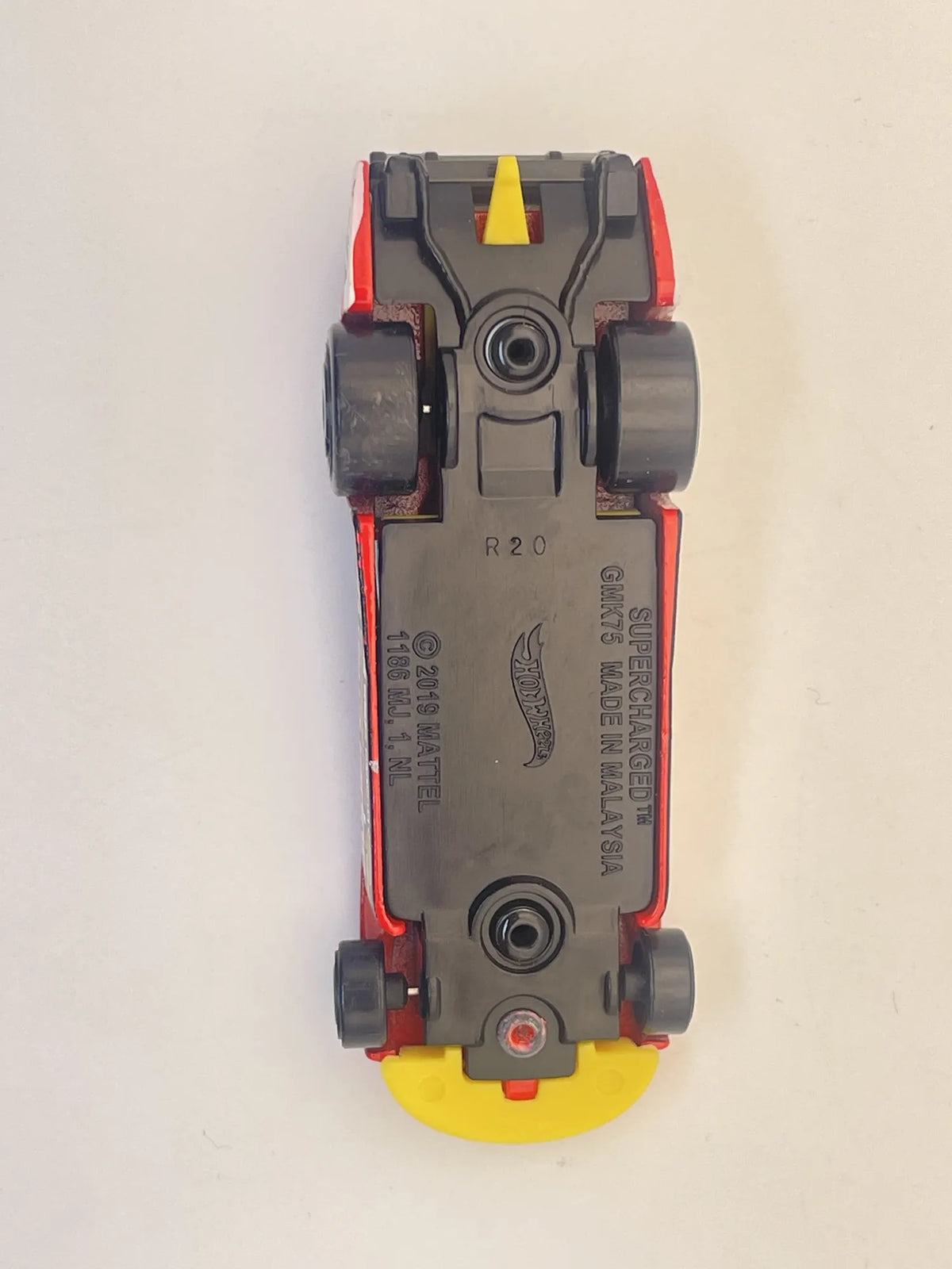 SUPERCHARGED, Hot Wheels 2019, Resoraki, Die cast, Czerwony, 1:64 – zdjęcie 7