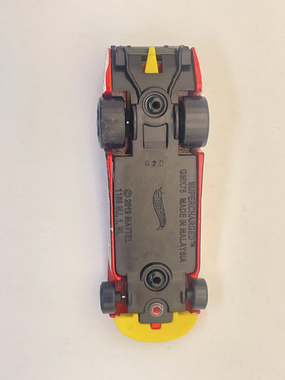 SUPERCHARGED, Hot Wheels 2019, Resoraki, Die cast, Czerwony, 1:64 – zdjęcie 7