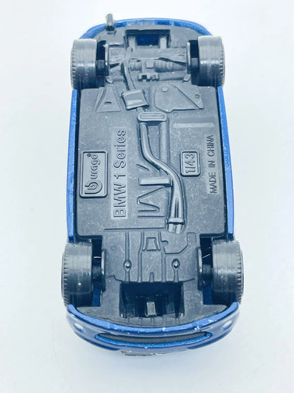 Bmw 1 Series 120D, Bburago, resoraki, die cast, 1:43 niebieski – zdjęcie 7