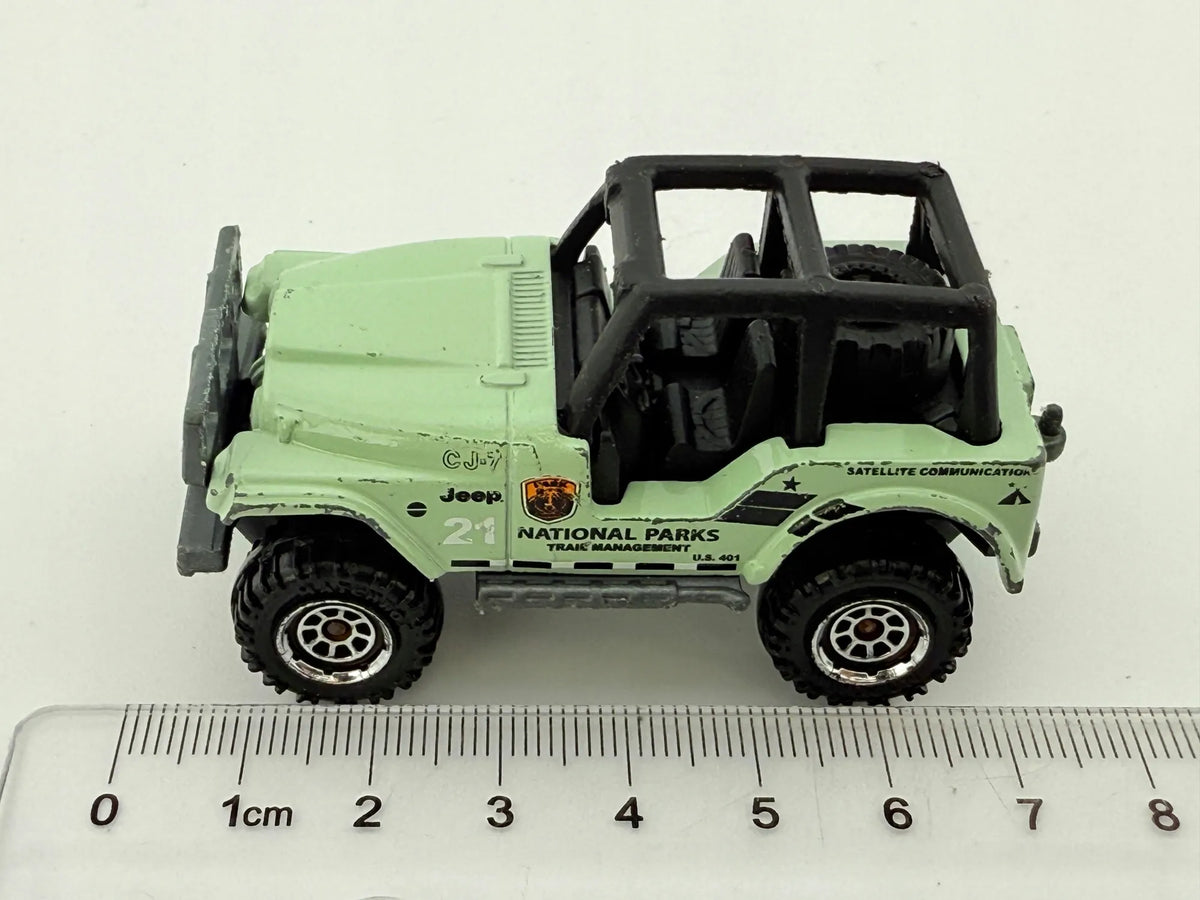 Jeep Cj-7 Matchbox 2003 Miętowy 1:64 – zdjęcie 7