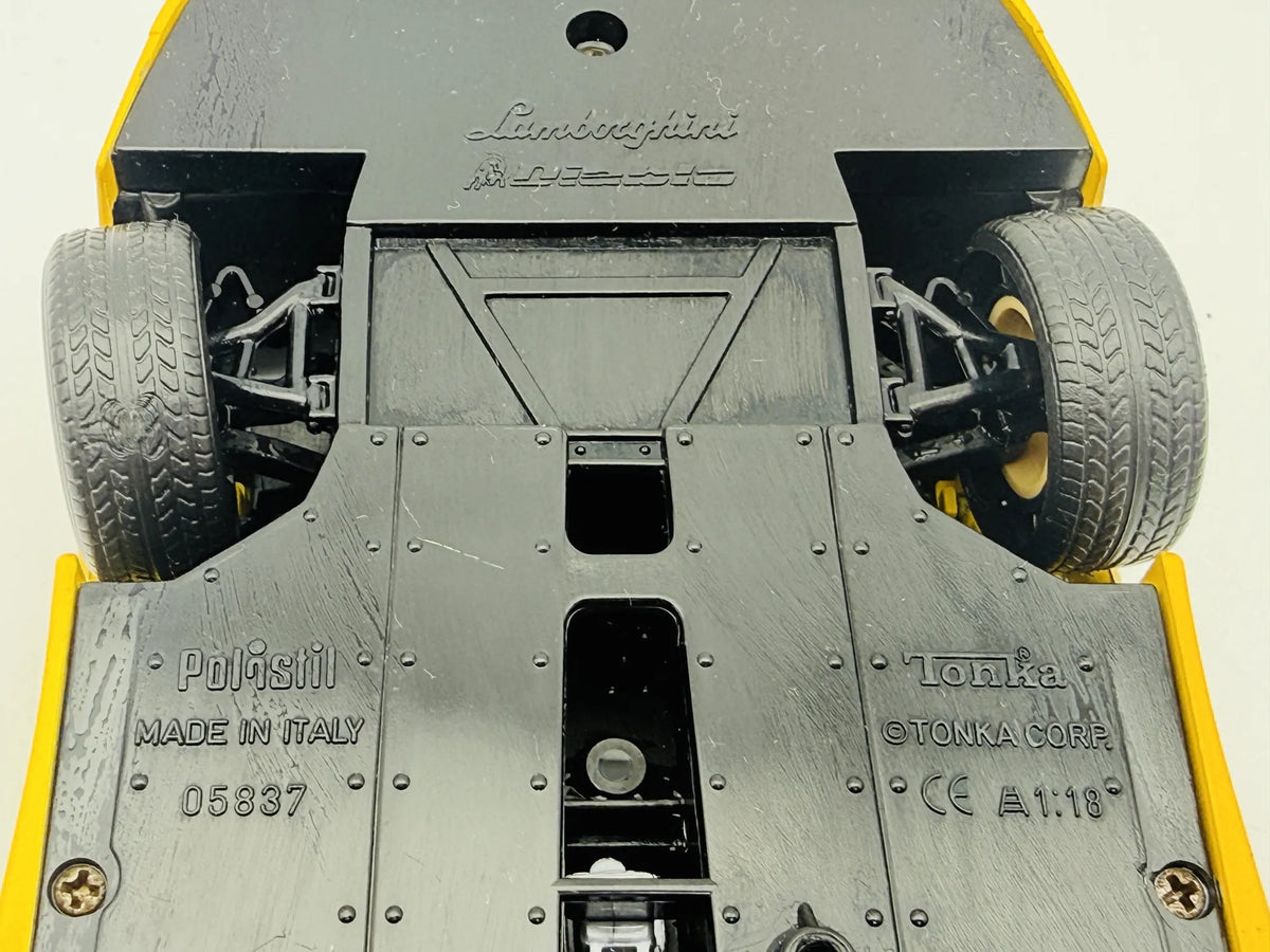 Lamborghini Diablo Polistil 1:18 Made in Italy Luzak Żółty – zdjęcie 7