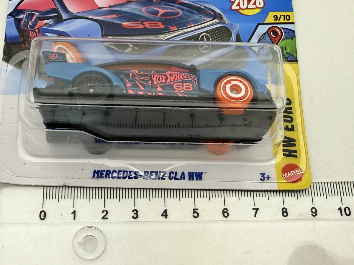 MERCEDES-BENZ CLA HW HW EURO Hot Wheels 2026 Niebieski 1:64 – zdjęcie 7