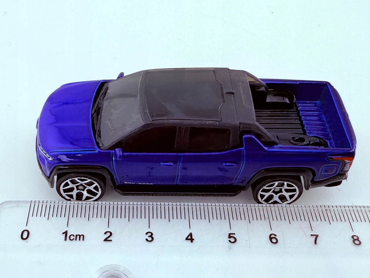 SILVERADO EV RST, Hot Wheels 2023, HRY63, Niebieski,, 1:64, Resoraki – zdjęcie 7
