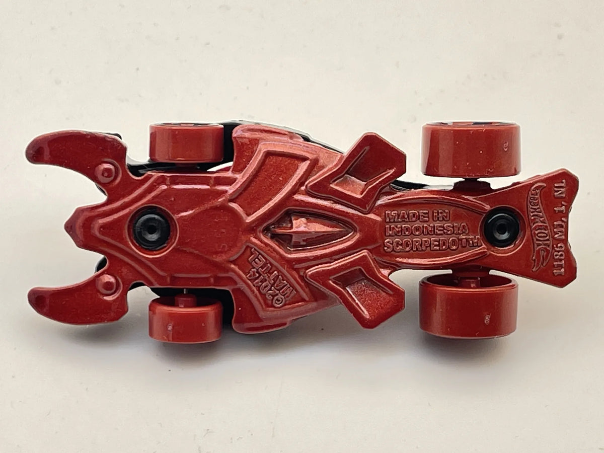 SCORPEDO, Hot Wheels 2014, Resoraki, Die cast, Czarny, 1:64 – zdjęcie 7