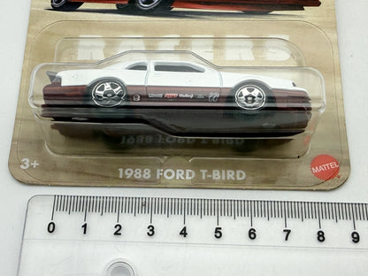 1988 FORD T-BIRD, Hot Wheels Silver 2024, HRT81 JBY85, Biały 1:64, Resoraki – zdjęcie 7