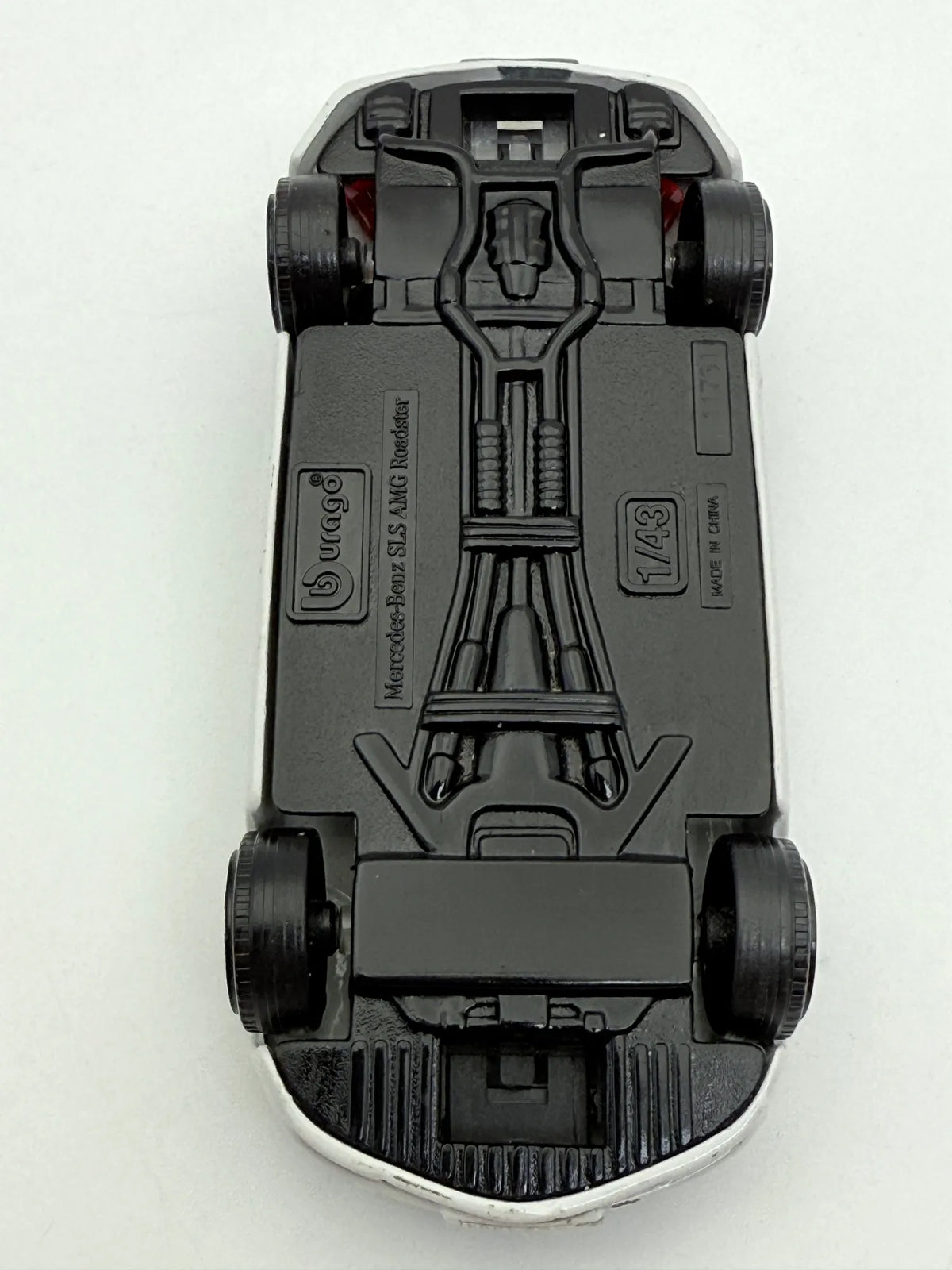 Mercedes-Benz Sls Amg Roadster Bburago Biały 1:43 – zdjęcie 7