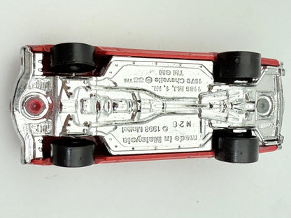 1970 CHEVELLE SS, Hot Wheels 1998, Die cast 1 NL, Czerwony, 1:64, Resoraki – zdjęcie 7