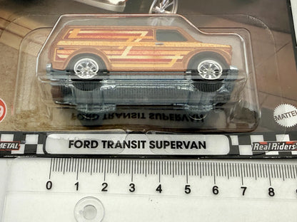 FORD TRANSIT SUPERVAN Premium Hot Wheels 2020 Pomarańczowy 1:64 – zdjęcie 7