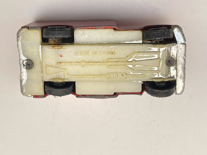 FIRE TRUCK, Stare Welly, Resoraki, VINTAGE MODEL Die cast, Czerwony, 1:64 – zdjęcie 7