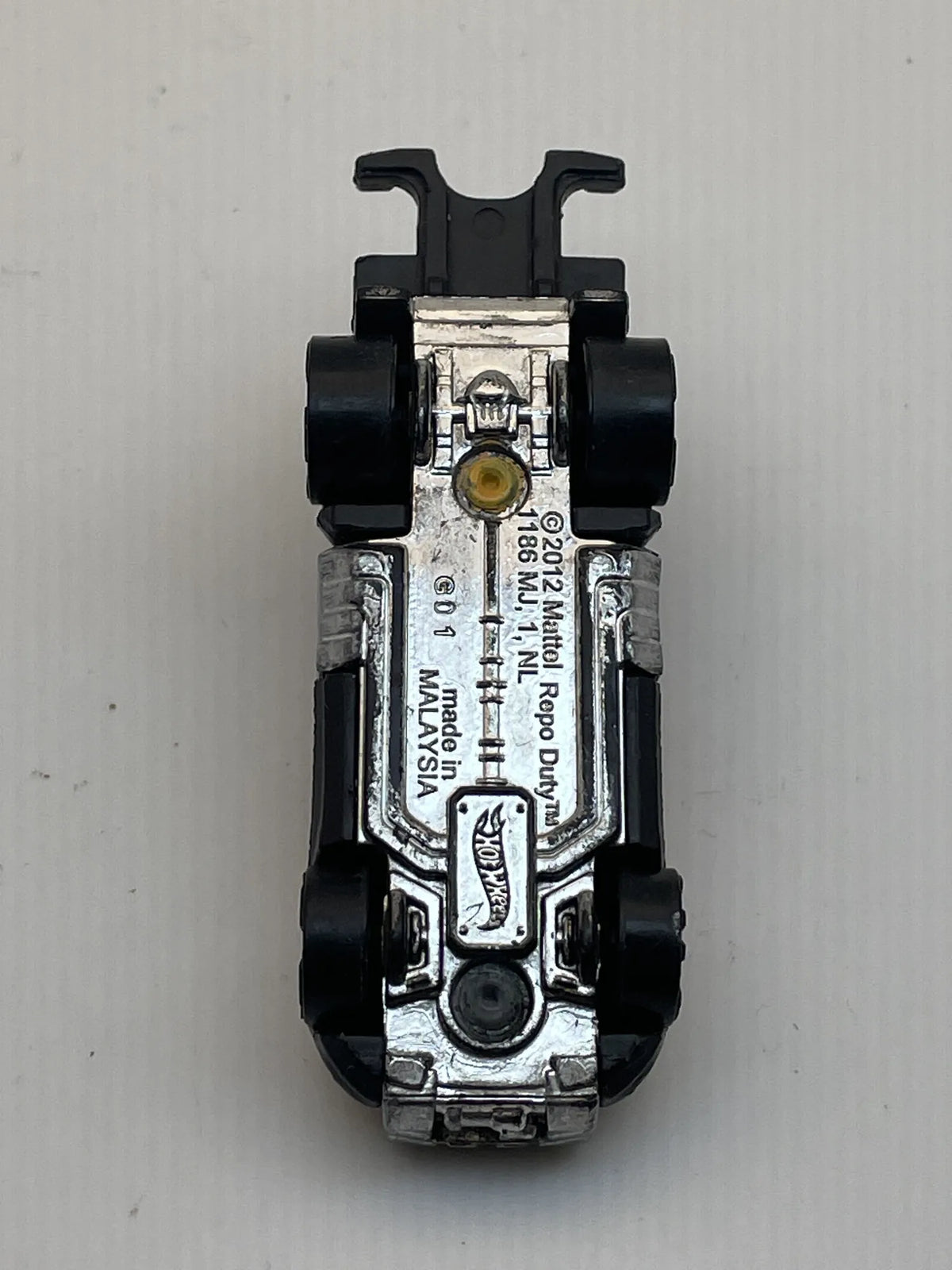 REPO DUTY, Hot Wheels 2012, Die cast GD1, Żółty, 1:64, Resoraki – zdjęcie 7