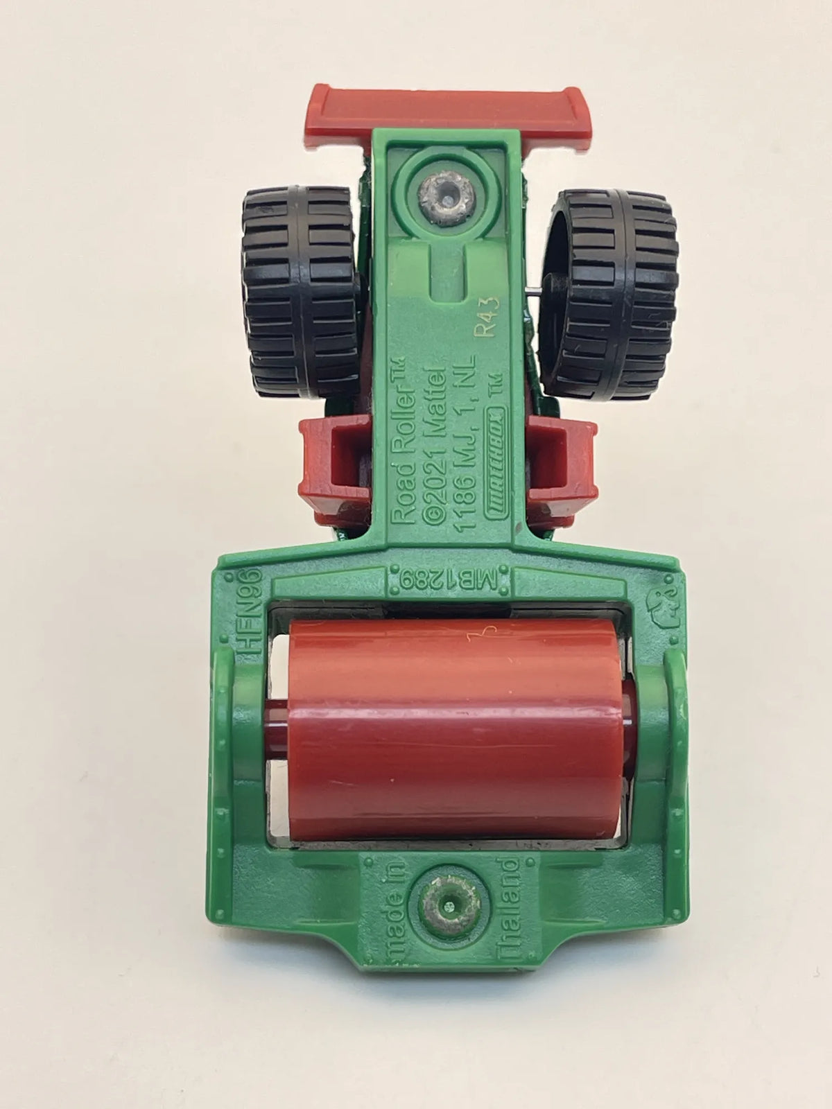 ROAD ROLLER, Matchbox 2021, Resoraki, Die cast, Zielony 1:64 – zdjęcie 7