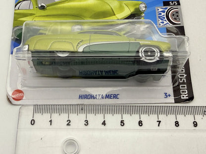 Hirohata Merc Rod Squad Hot Wheels 2024 Green 1:64 – zdjęcie 7