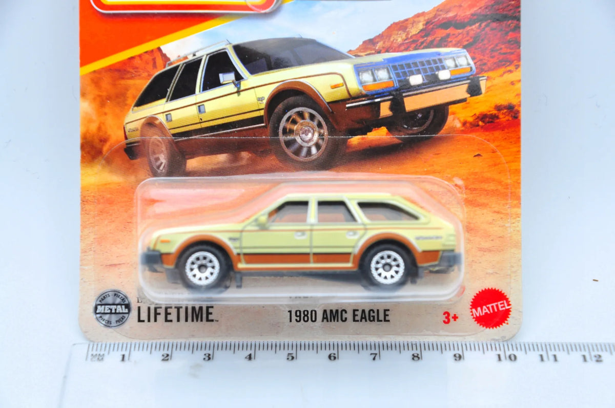 1980 AMC EAGLE Matchbox 2024 Żółty 1:64 – zdjęcie 7