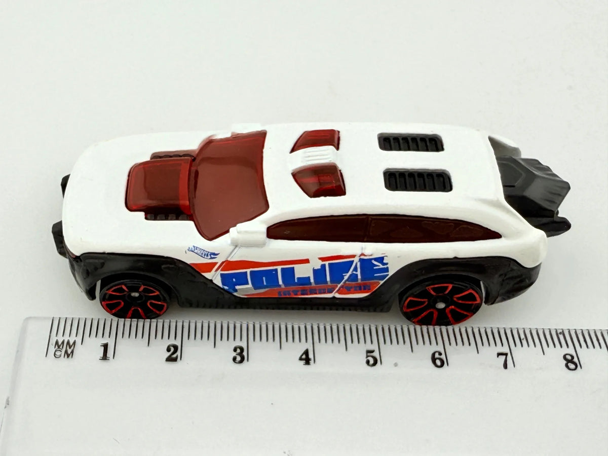 Hw Pursuit Mainline Policja Hot Wheels 2012 Biały 1:64 – zdjęcie 7
