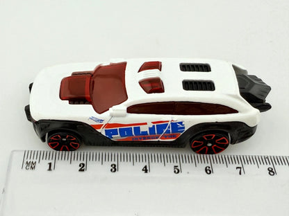 Hw Pursuit Mainline Policja Hot Wheels 2012 Biały 1:64 – zdjęcie 7