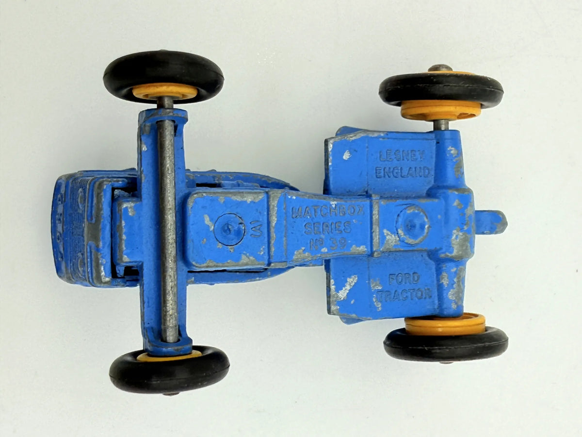 Ford Tractor, Matchbox, Made in England, Die cast, Resoraki, Niebieski 1:64 – zdjęcie 7