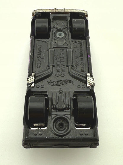 Custom '62 Chevy Mainline Hot Wheels 2015 Czarny 1:64 – zdjęcie 7