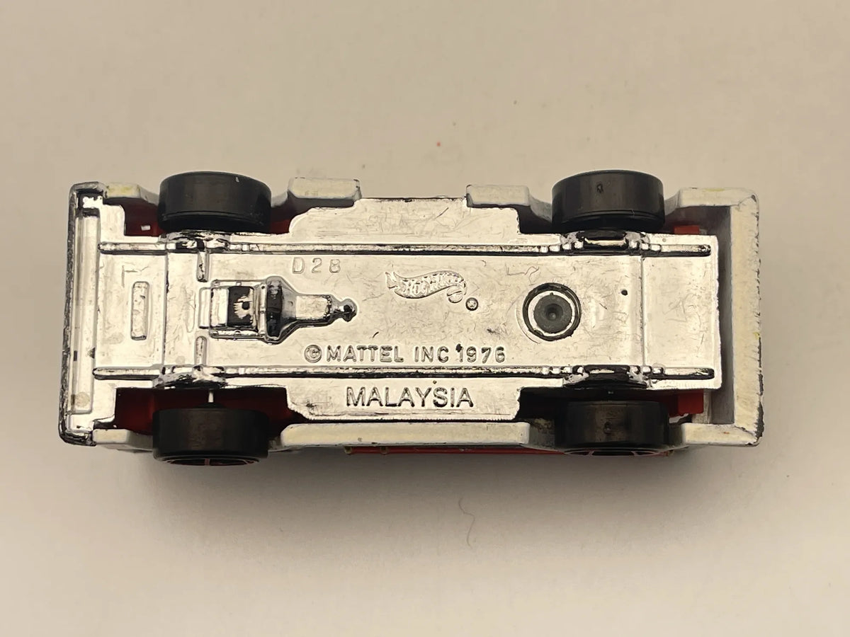 FIRE EATER TRUCK, Hot Wheels 1976, Die cast D28, Biały, 1:64, Resoraki – zdjęcie 7