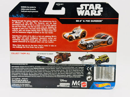 Bb-8 & Poe Dameron Hot Wheels 2014 Star Wars 1:64 Blister – zdjęcie 7