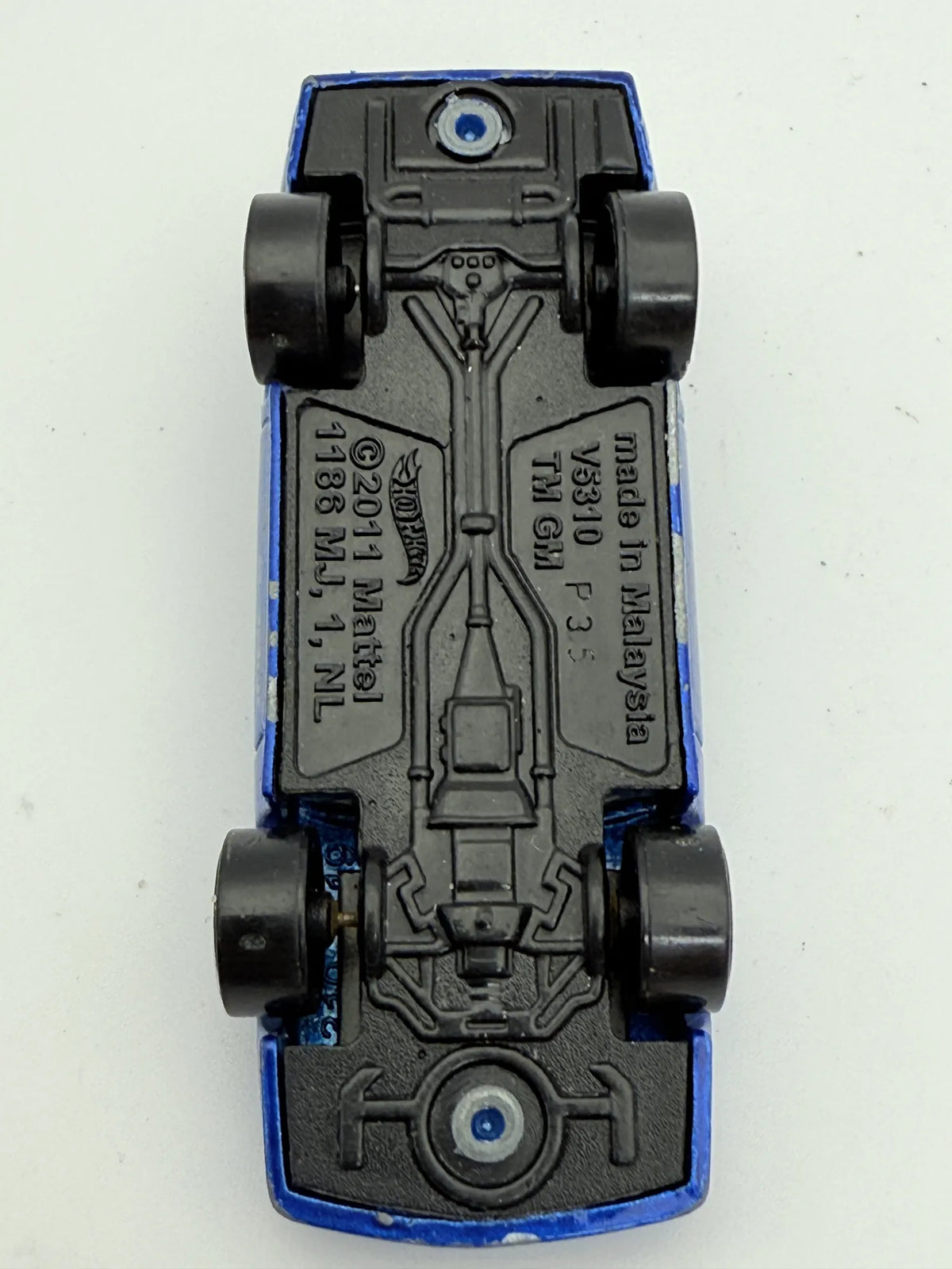 Chevrolet Camaro Z28, Hot Wheels 2011, Resoraki, die cast, 1:64, niebieski – zdjęcie 7