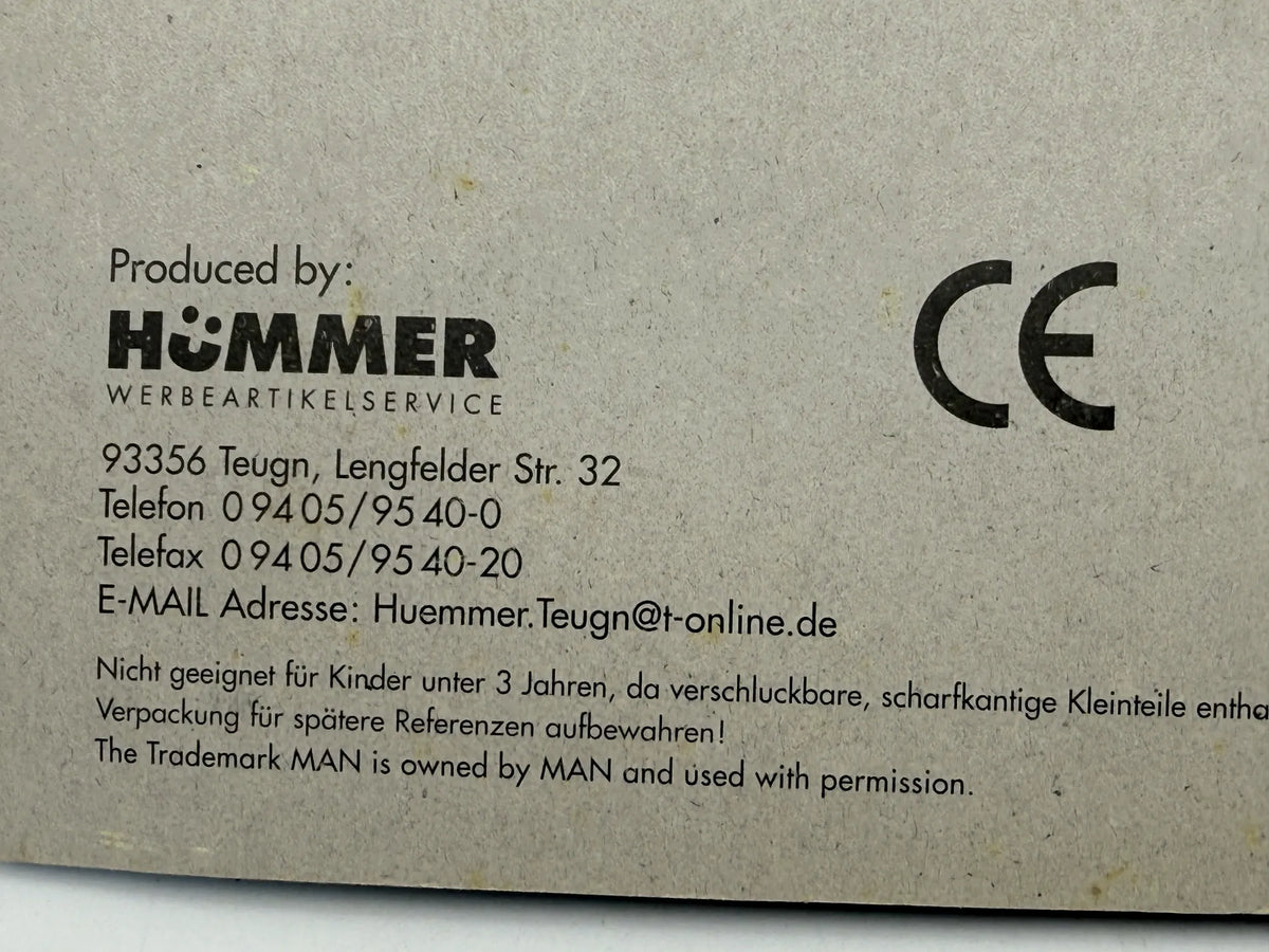MAN TRUCK Hümmer 1:87 Ciężarówka Promocyjna Biały Promocyjny Bad Meinberger – zdjęcie 8