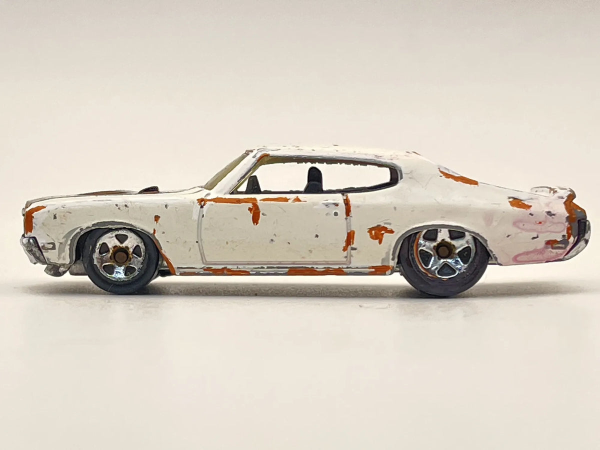 1970 Buick Gsx Custom , Hot Wheels, Resoraki, Die cast 1:64 – zdjęcie 7