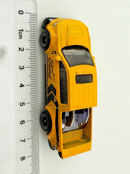 FORD MAVERICK CUSTOM, Hot Wheels, Resoraki, Die cast Hry78, Żółty, 1:64 – zdjęcie 7