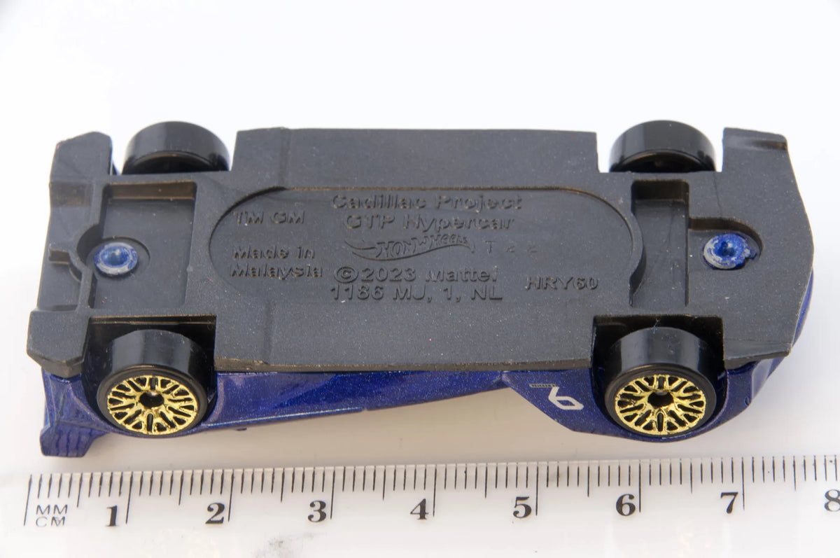 Cadillac Project Gtp Hypercar Hot Wheels Niebieski 1:64 – zdjęcie 7
