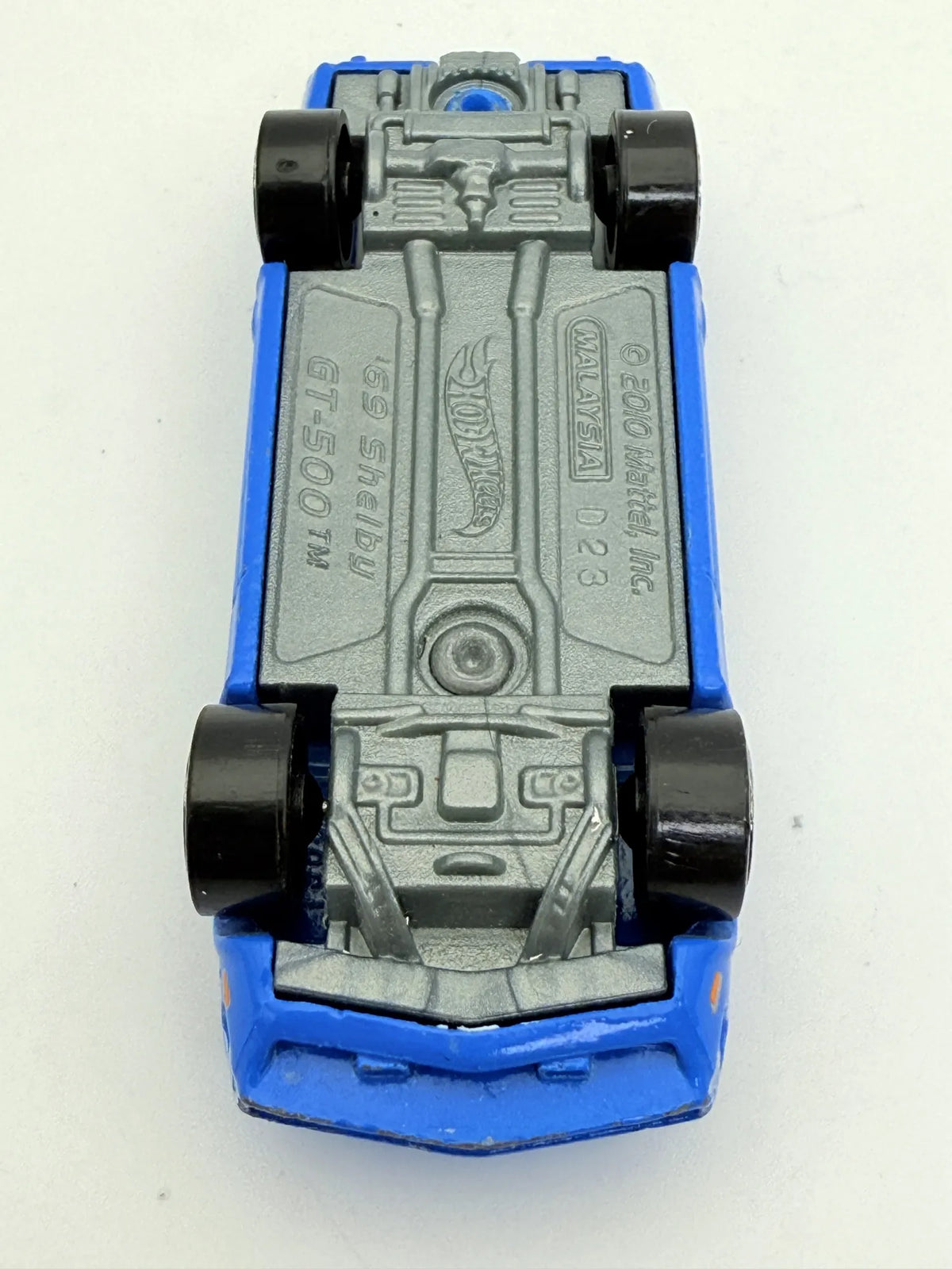 69 Shelby Gt-500 Hot Wheels Niebieski 1:64 – zdjęcie 7