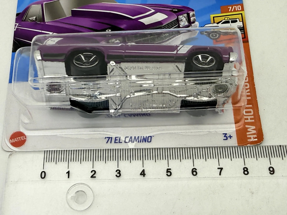 '71 El Camino HW Hot Trucks Hot Wheels 2024 Fioletowy 1:64 – zdjęcie 7